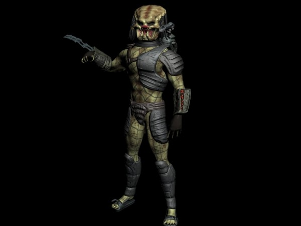 3d rigged predator - Predator - RIGGED by Andrew Alonso