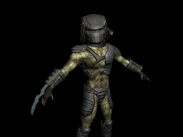 3d rigged predator - Predator - RIGGED by Andrew Alonso