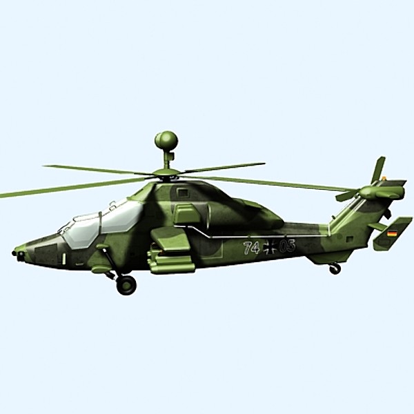 eurocopter tiger uht 3d model - Eurocopter Tiger UHT by Sandu_Bublic