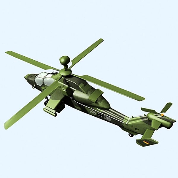 eurocopter tiger uht 3d model - Eurocopter Tiger UHT by Sandu_Bublic