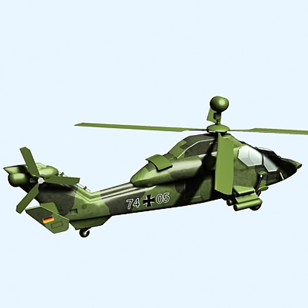 eurocopter tiger uht 3d model - Eurocopter Tiger UHT by Sandu_Bublic