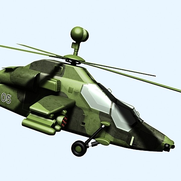 eurocopter tiger uht 3d model - Eurocopter Tiger UHT by Sandu_Bublic