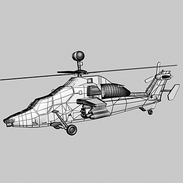 eurocopter tiger uht 3d model - Eurocopter Tiger UHT by Sandu_Bublic