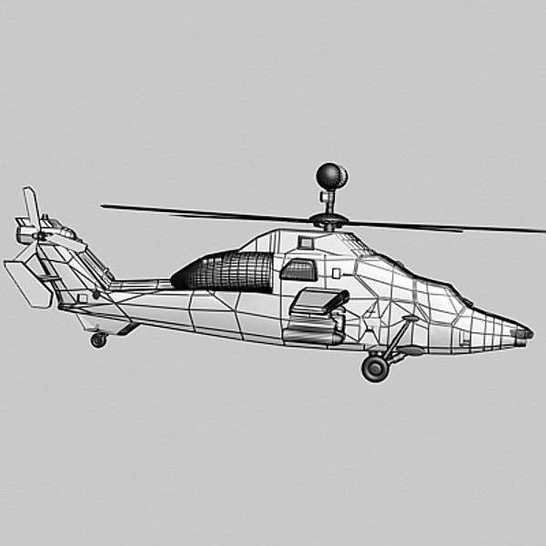 eurocopter tiger uht 3d model - Eurocopter Tiger UHT by Sandu_Bublic
