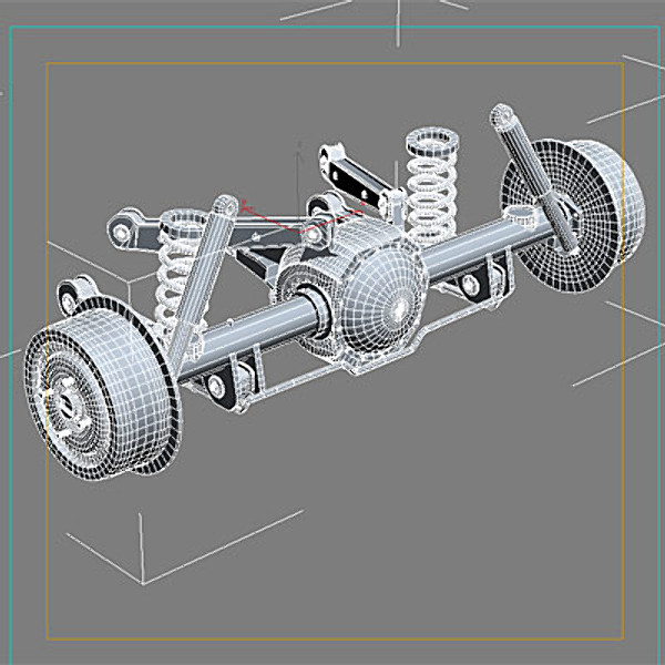 rear axle classic 3ds - Rear Axle Classic (ut) by QLEE