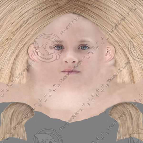 baby girl games girl05 3d model - Girl05 02 by Pinelas