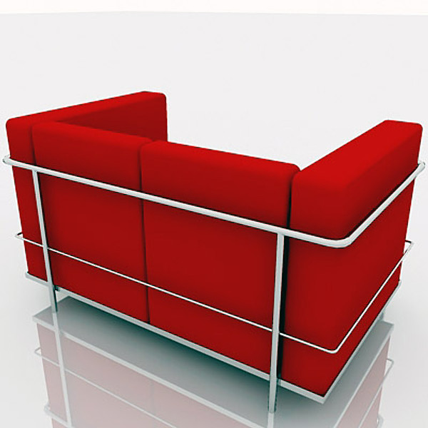furniture sofa settee 3ds - Sofa by QLEE