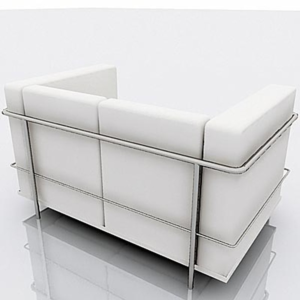 furniture sofa settee 3ds - Sofa by QLEE