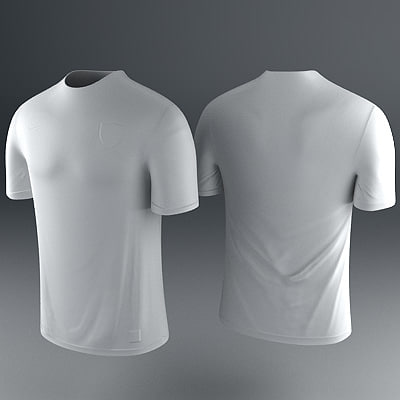 home soccer shirt - 3d model - US Shirt - Soccer Jersey... by RedTrey