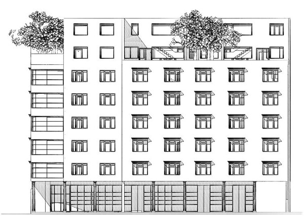 3d hotel building model - Hotel by studiorender