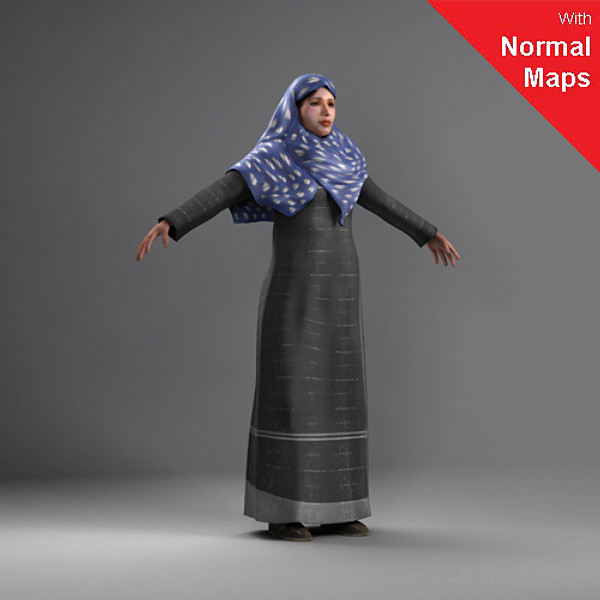 3d axyz metropoly rigged model - ARWom0002-FBX by axyzdesign