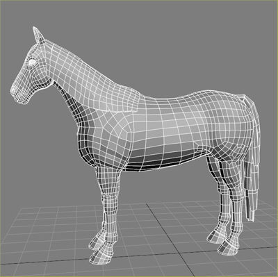 3d horse animals lightwave model - Horse 3d Model by Bitmapworld