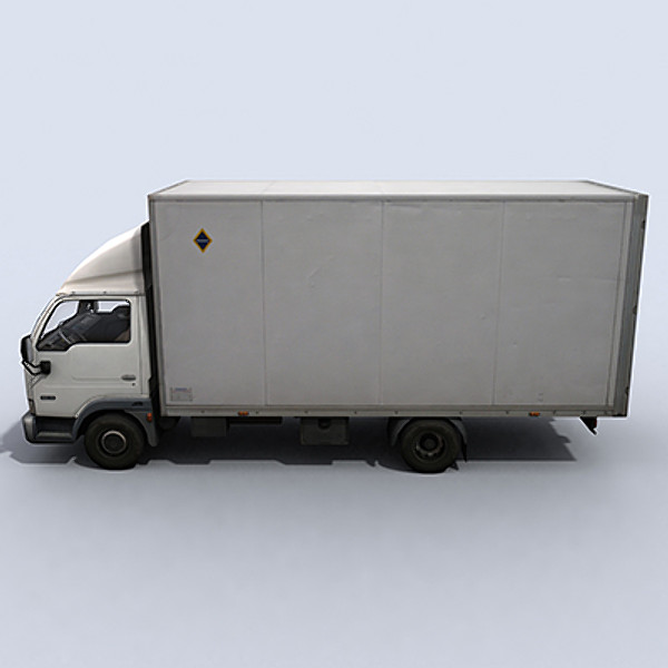 3d small transport truck 2 - Small Transport Truck 2 by papillon