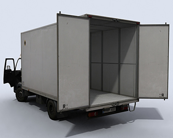 3d small transport truck 2 - Small Transport Truck 2 by papillon