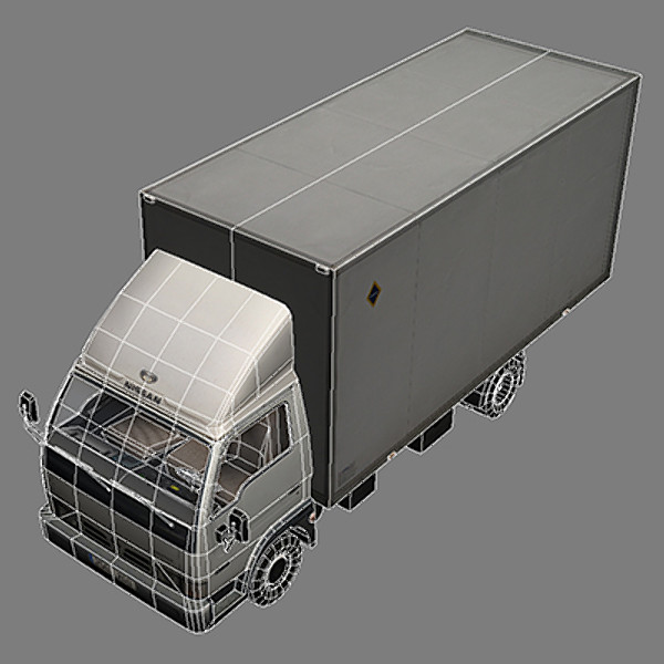 3d small transport truck 2 - Small Transport Truck 2 by papillon