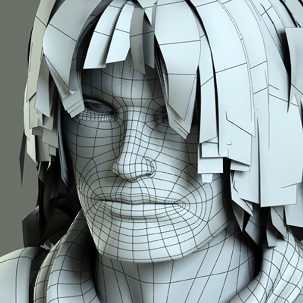 medieval warrior man 3d model - Warrior by Artell