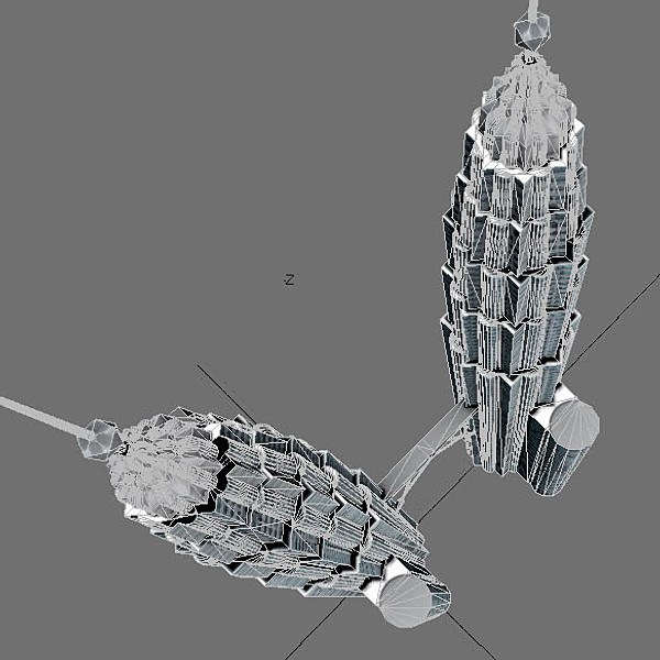 3d petronas twin model - petronastower_lowpoly by thinice