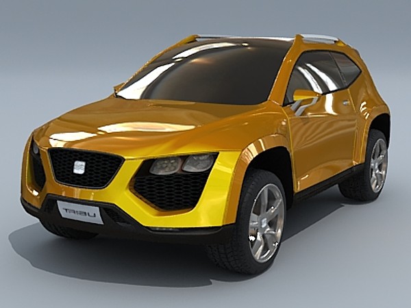 seat tribù concept suv 3d model - Seat Tribù concept by fabelar