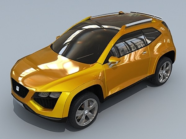 seat tribù concept suv 3d model - Seat Tribù concept by fabelar