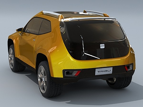 seat tribù concept suv 3d model - Seat Tribù concept by fabelar