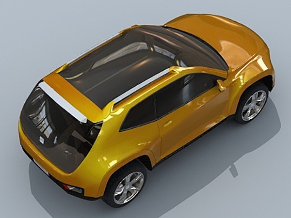 seat tribù concept suv 3d model - Seat Tribù concept by fabelar