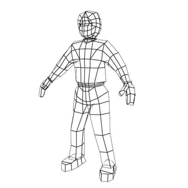 clean suit man 3d model - Clean Suit Man... by Mickey Models