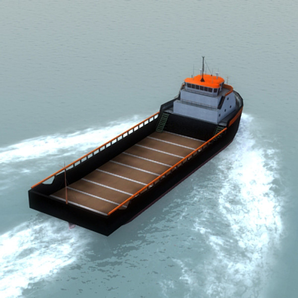 platform supply vessel 3d model - CargoG_SupplyVessel_Max.zip by ES3DStudios