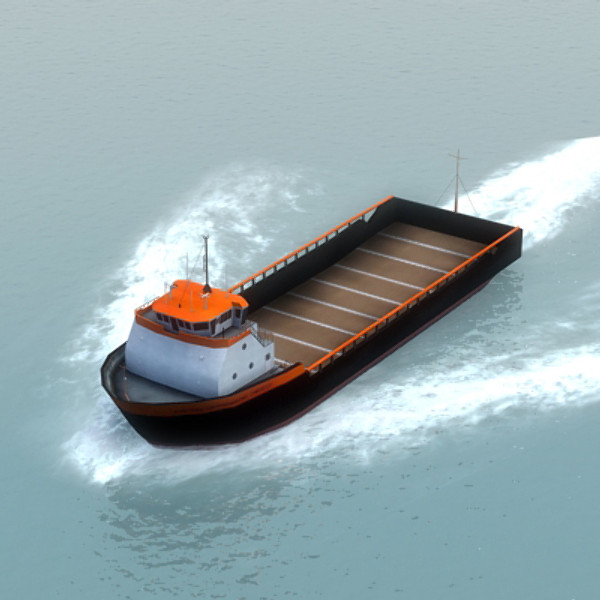 platform supply vessel 3d model - CargoG_SupplyVessel_Max.zip by ES3DStudios