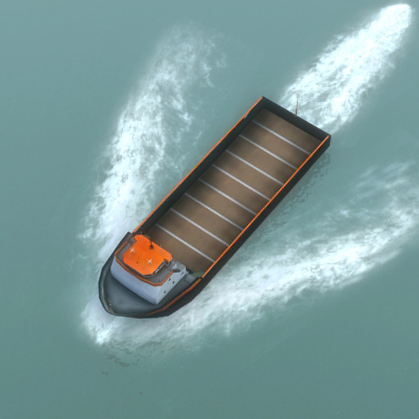 platform supply vessel 3d model - CargoG_SupplyVessel_Max.zip by ES3DStudios