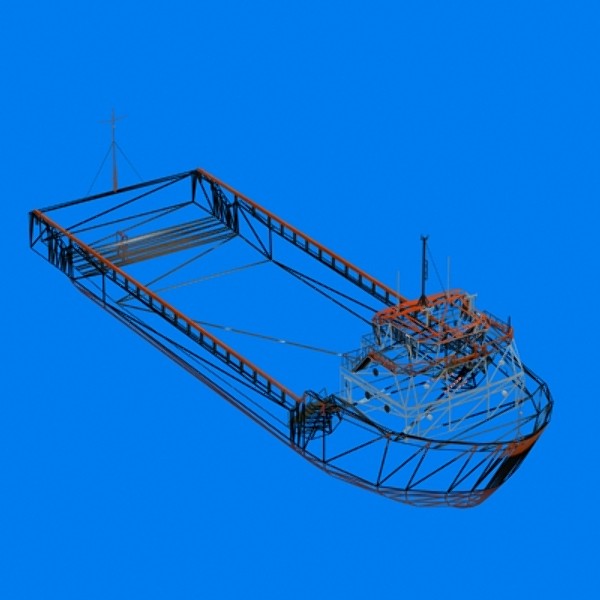 platform supply vessel 3d model - CargoG_SupplyVessel_Max.zip by ES3DStudios