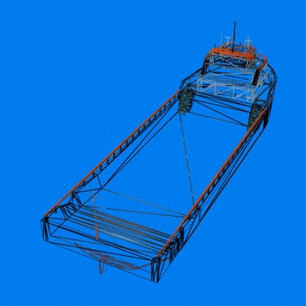 platform supply vessel 3d model - CargoG_SupplyVessel_Max.zip by ES3DStudios