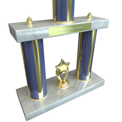 3d soccer trophy model - Soccer Trophy by AhearnART