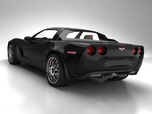 3ds max chevrolet corvette z06 standard - Chevrolet Corvette Z06 standard materials by fabelar