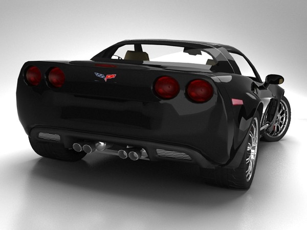3ds max chevrolet corvette z06 standard - Chevrolet Corvette Z06 standard materials by fabelar