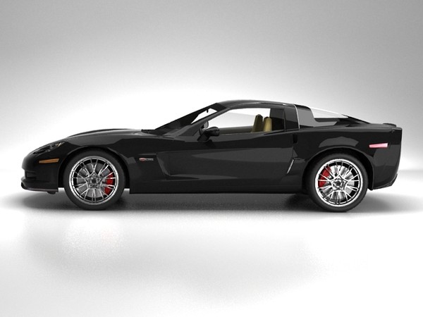 3ds max chevrolet corvette z06 standard - Chevrolet Corvette Z06 standard materials by fabelar