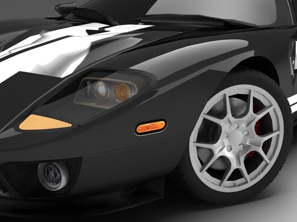 car vehicle sport 3d model - GT by fabelar