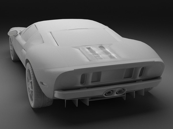 car vehicle sport 3d model - GT by fabelar