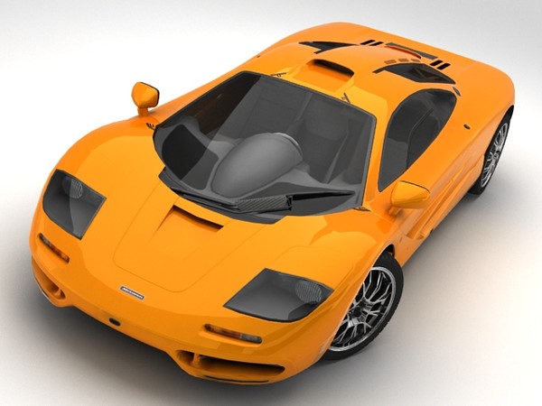 3d mclaren f1 standard materials model - McLaren F1 standard materials by fabelar