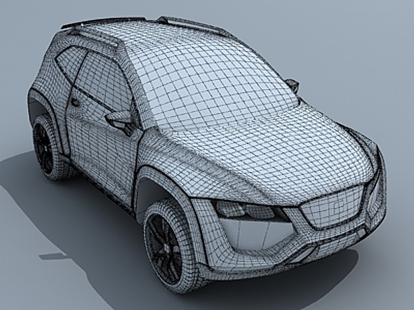 seat tribù concept suv 3d model - Seat Tribù concept by fabelar