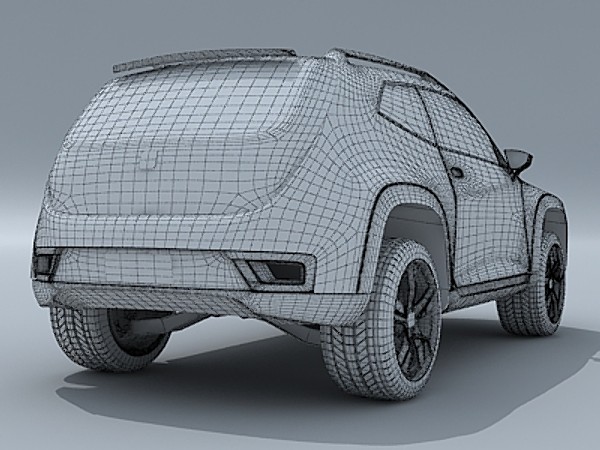 seat tribù concept suv 3d model - Seat Tribù concept by fabelar