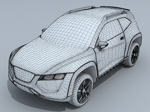 seat tribù concept suv 3d model - Seat Tribù concept by fabelar