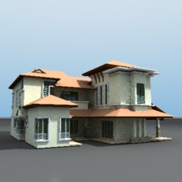 modern bungalow 3d 3ds - bungalow3ds-3.zip by thinice