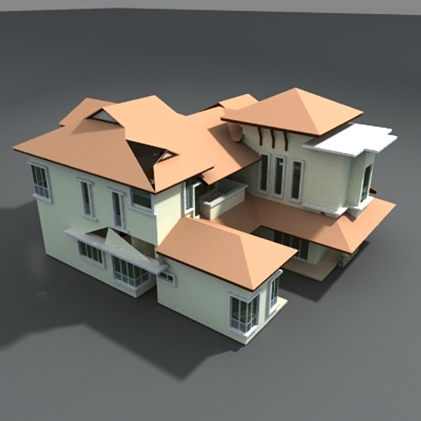 modern bungalow 3d 3ds - bungalow3ds-3.zip by thinice