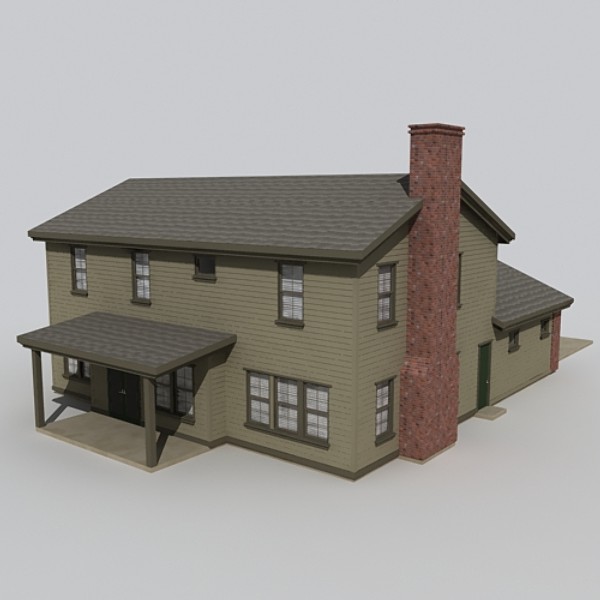 house set 5 3d 3ds - house set 5 by monkeyodoom