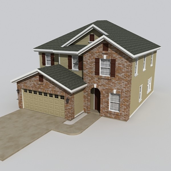 house set 5 3d 3ds - house set 5 by monkeyodoom