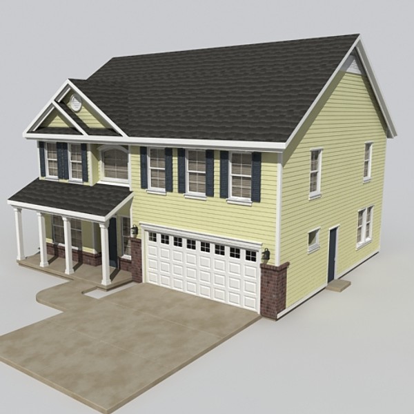 house set 5 3d 3ds - house set 5 by monkeyodoom