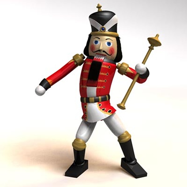 3d model nutcracker character - Nutcracker 01 by lightfiretech