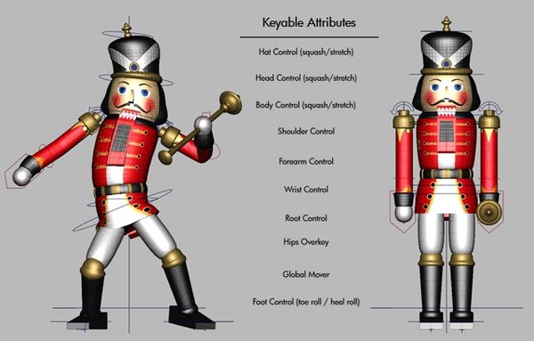 3d model nutcracker character - Nutcracker 01 by lightfiretech