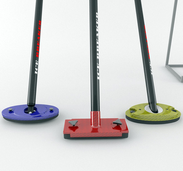 curling stone brooms max - Curling Stone and Brooms by Tornado Studio