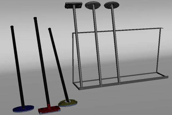 curling stone brooms max - Curling Stone and Brooms by Tornado Studio